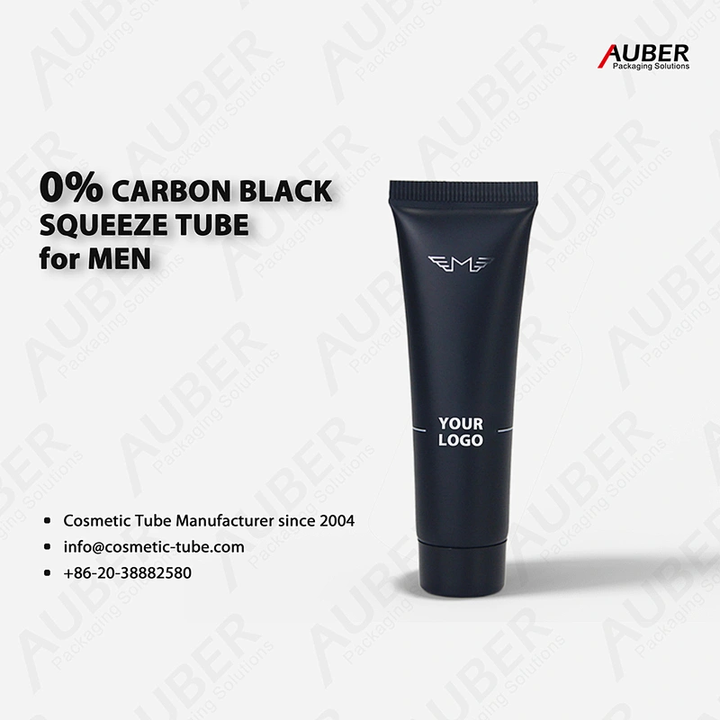 Non-carbon Black Tube Packaging for Men Skincare