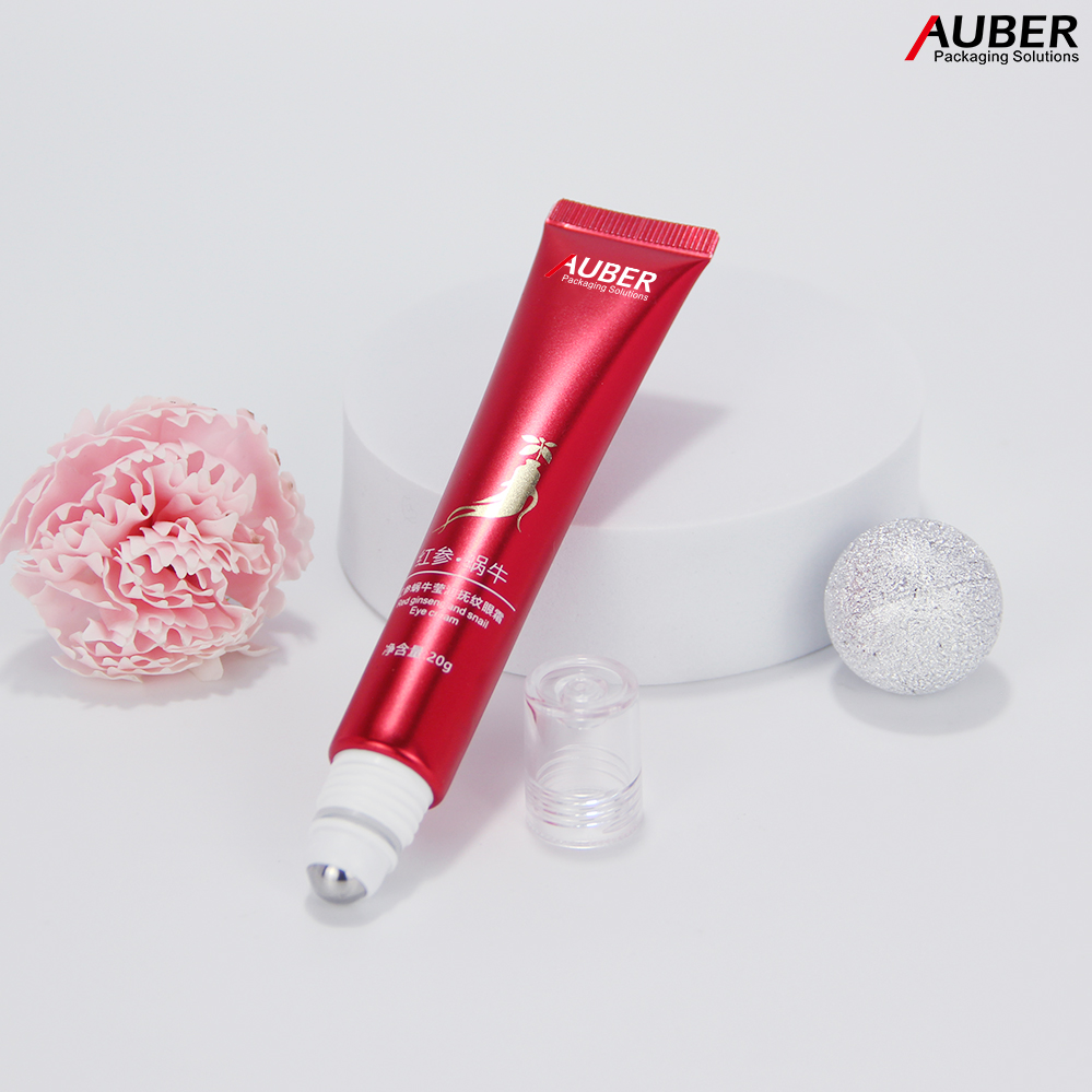Auber Packaging D19mm Massage Tube  with Cool Touching Roller Ball Applicator