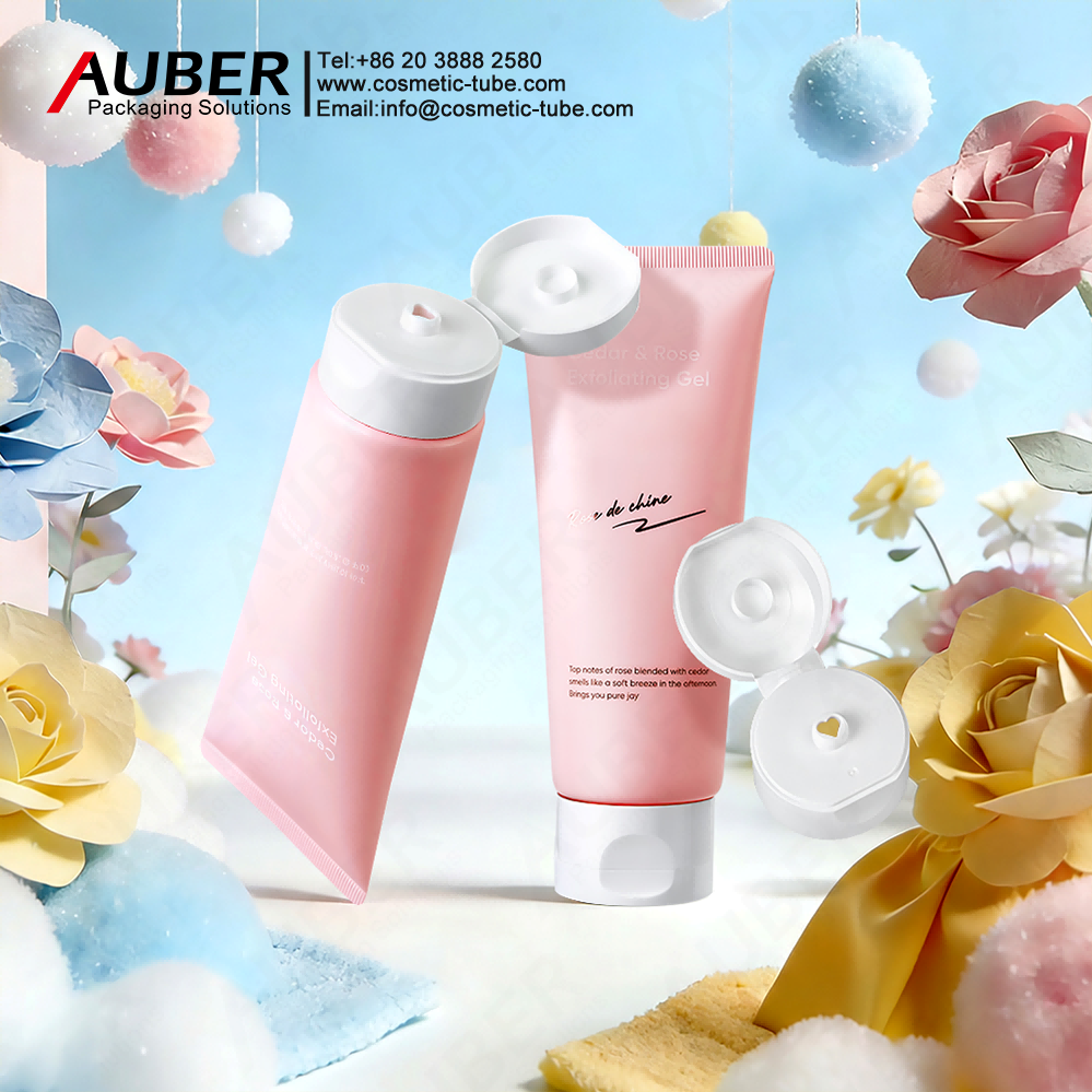 Auber’s face wash cream tube