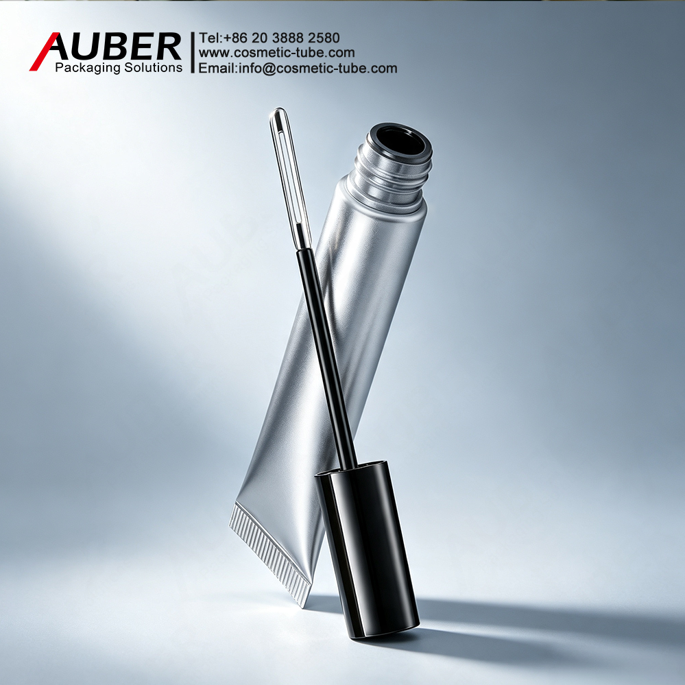 Metal Spatula Cosmetic Tube