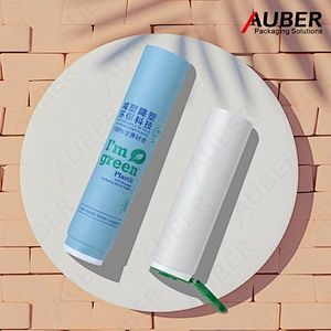 D35mm D40mm Eco Tubes Packaging Low Profile Cap