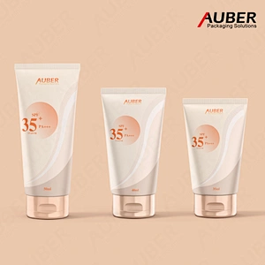 Auber 50ml Round Sunscreen Tube Packaging