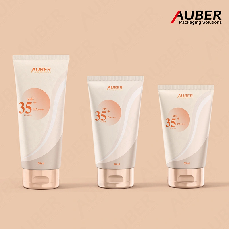 Auber 50ml Round Sunscreen Tube Packaging
