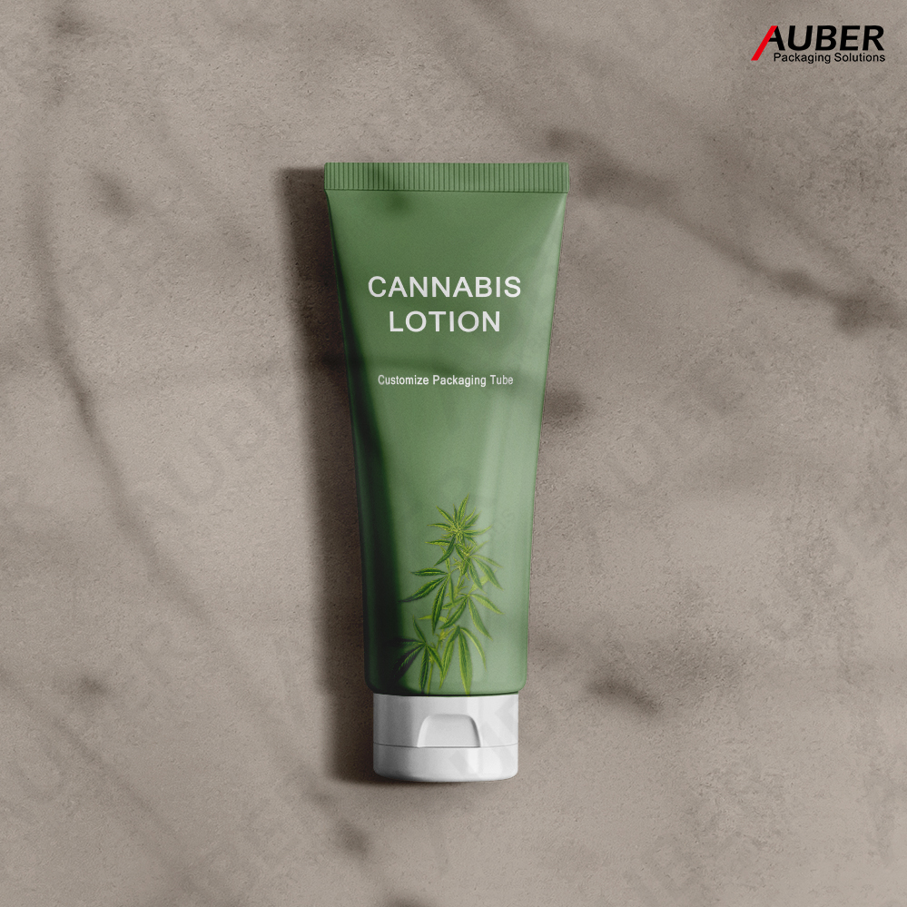Auber Packaging Customized Cosmetic Tubes for Hemp Lotion