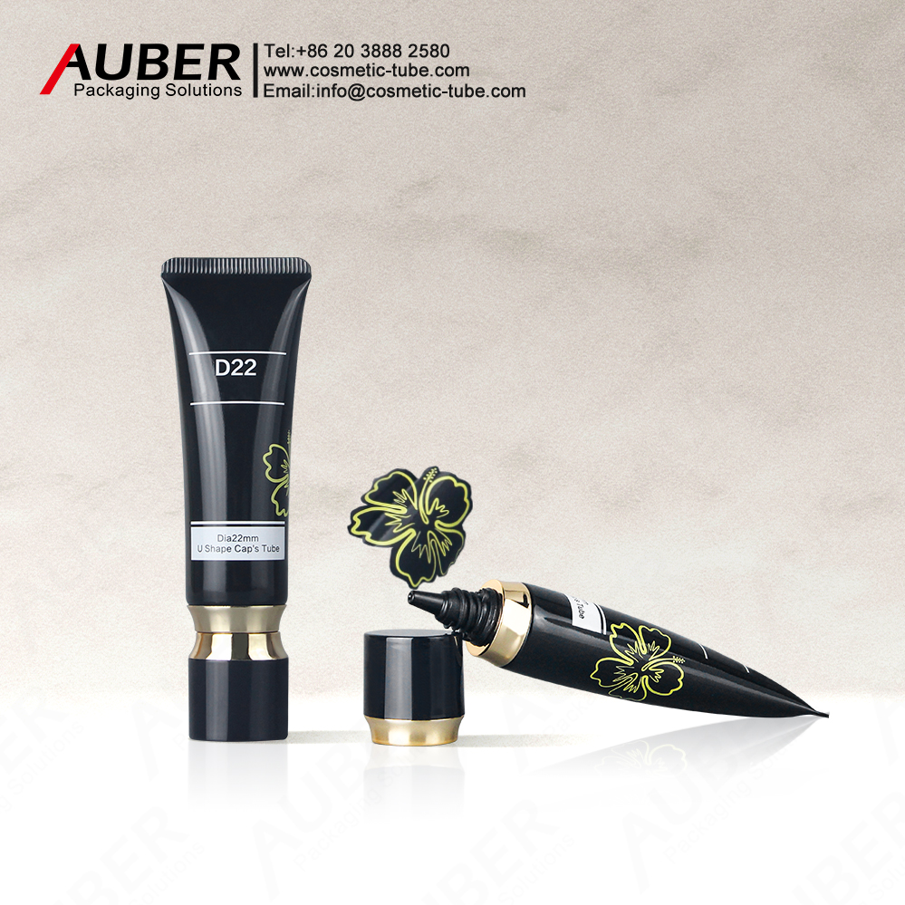 D25MM squeeze tubes for lotion packaging with U shape cap