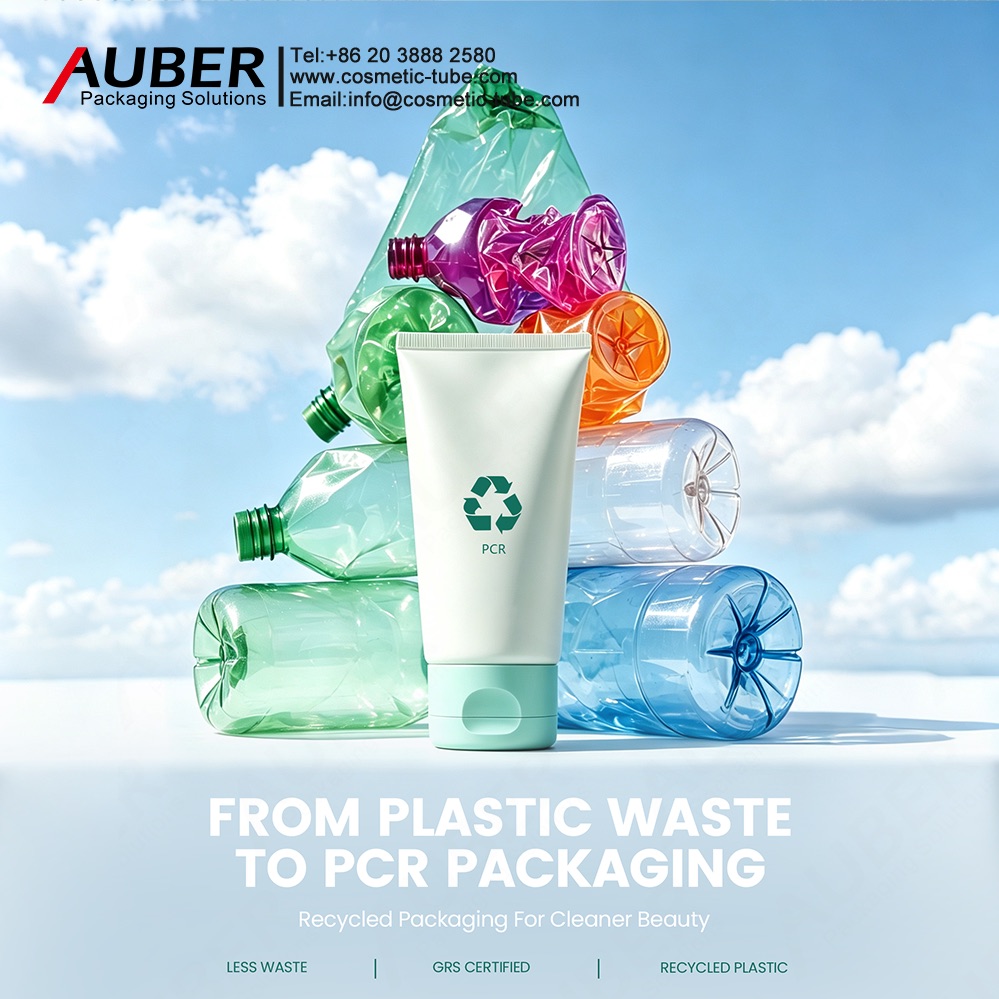 PCR Eco‑Friendly Cosmetic Squeeze Tubes