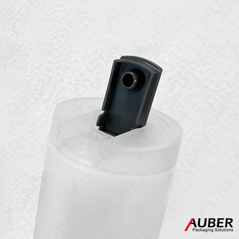 PP cosmetic tube with mini flip cap