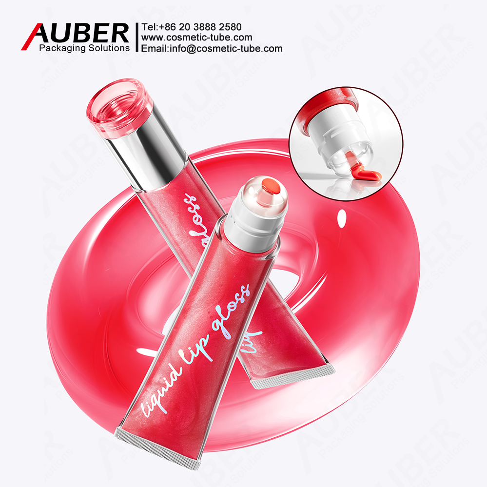 lip glossy clear tube