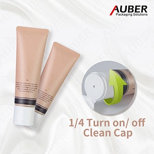 Auber D40mm Recyclable Packaging Tube with New Flip Top Cap