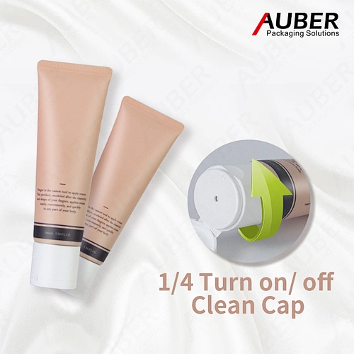 Auber D40mm Recyclable Packaging Tube with New Flip Top Cap