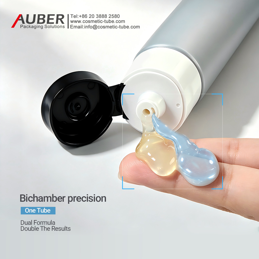 dual chamber tube packaging