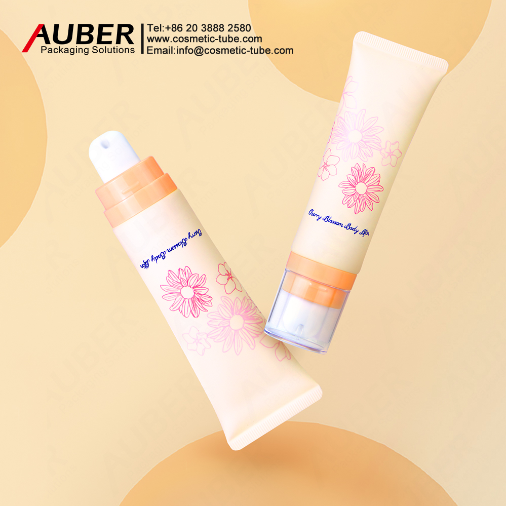 Auber D30mm Eye Cream Oval Plastic Tubes With Ceramic Massage Applicator