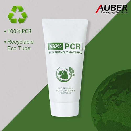 Auber 100% PCR cosmetic packaging tube for cream