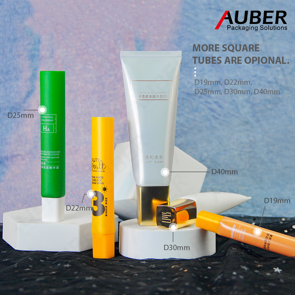 square cosmetic tube packaging wholesale