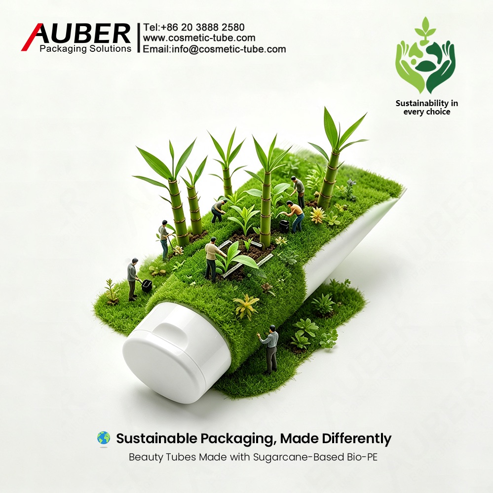 Eco-Friendly Bio-PE Cosmetic Tubes