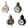 Metal Single One Bell Alarm Clock with Light