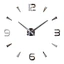 3D Big Acrylic Mirror Wall Clock Brief DIY Quartz Watch for Decoration