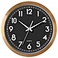 aluminium wall clock