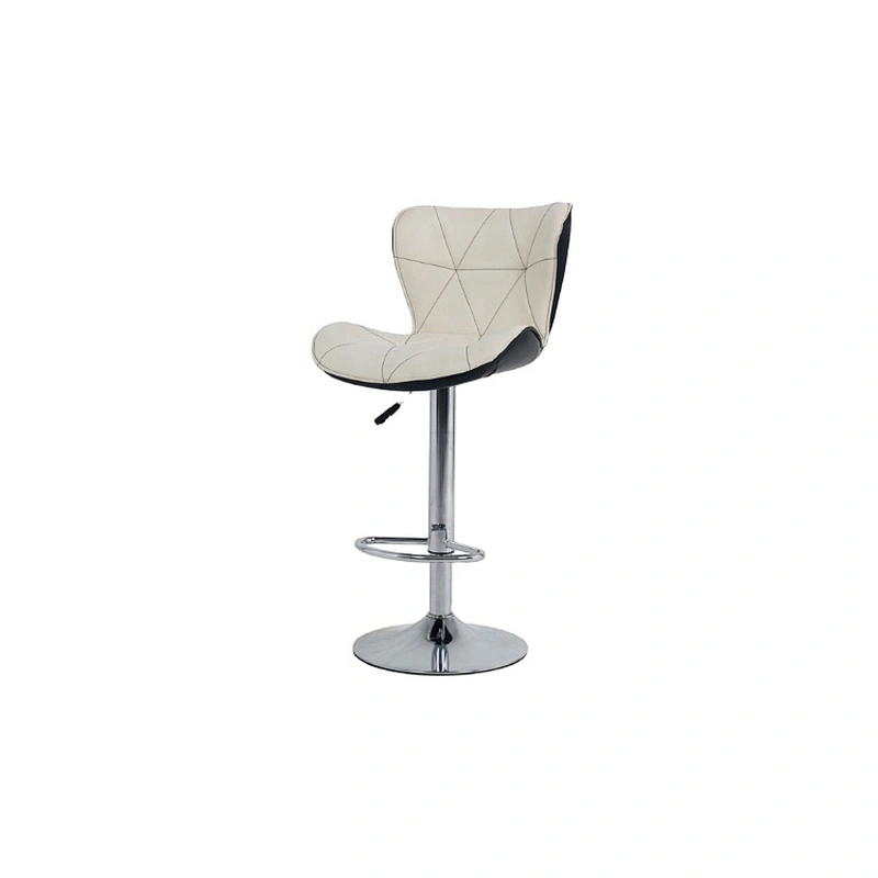 Pu bar stool bar chair with chromed base gaslift