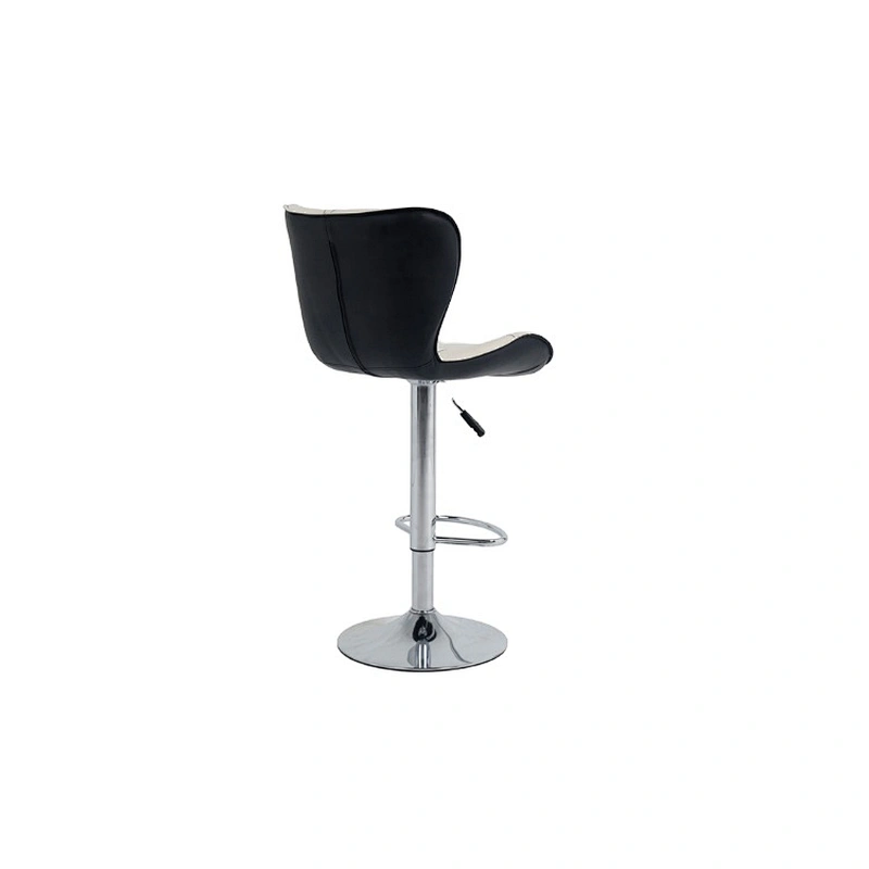 Pu bar stool bar chair with chromed base gaslift