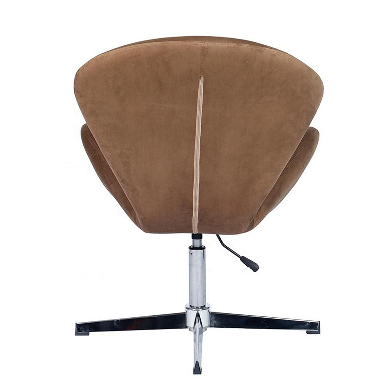 ANJI Simple Leisure Chair With Comfortable Cushion Fabric Dining Chair