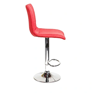 Hot Sell Cheap China Red Fabric High Bar Stool for Restaurant Commercial Use