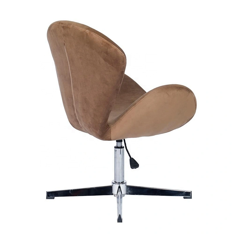 ANJI Simple Leisure Chair With Comfortable Cushion Fabric Dining Chair