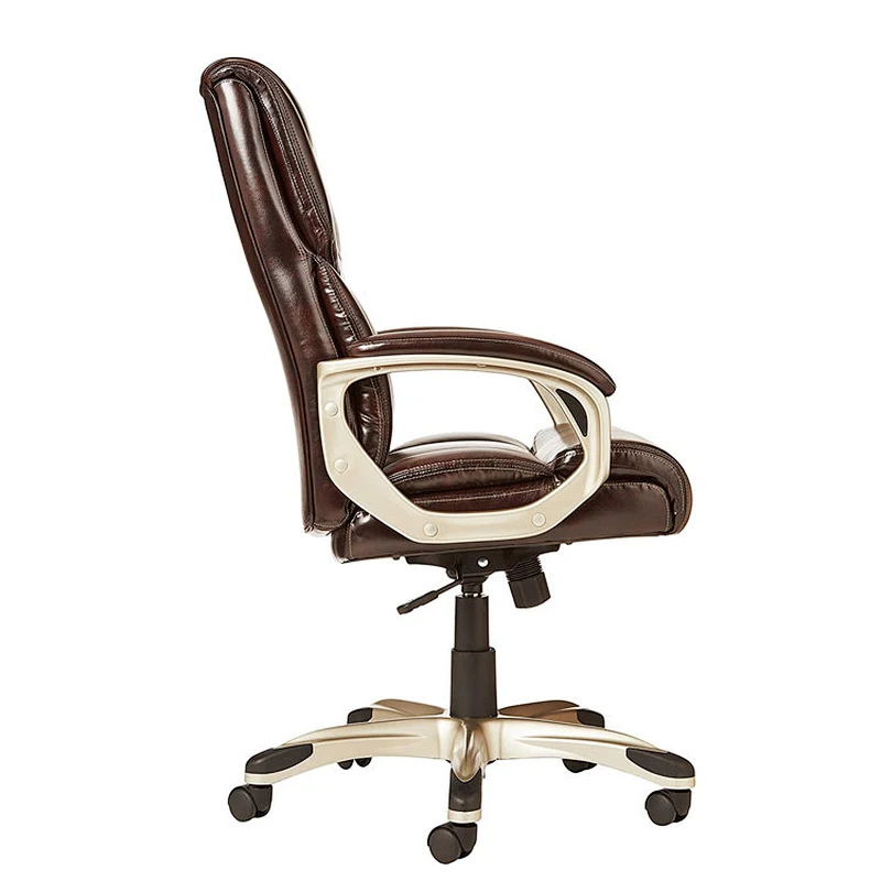 Adjustable ergonomic modern leather leader staff desk office chair