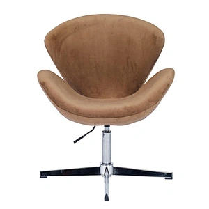 ANJI Simple Leisure Chair With Comfortable Cushion Fabric Dining Chair