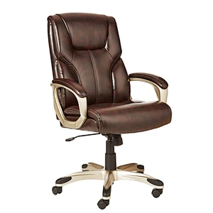 Adjustable ergonomic modern leather leader staff desk office chair