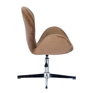 ANJI Simple Leisure Chair With Comfortable Cushion Fabric Dining Chair