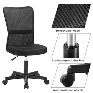 Mesh Middle Back Executive Adjustable Swivel Office Chair Lumbar Support Computer Desk Chair