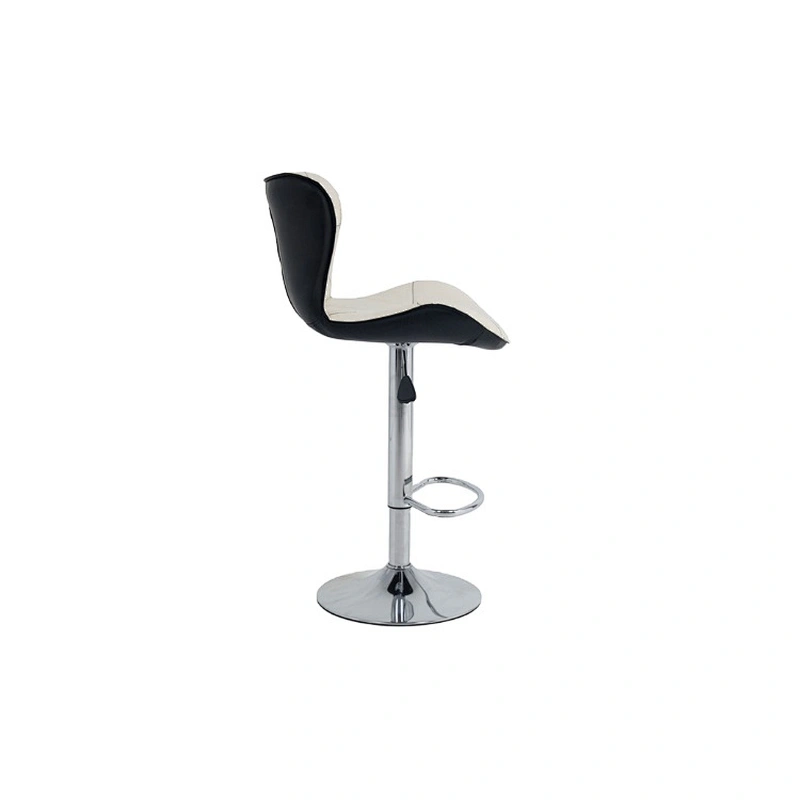 Pu bar stool bar chair with chromed base gaslift