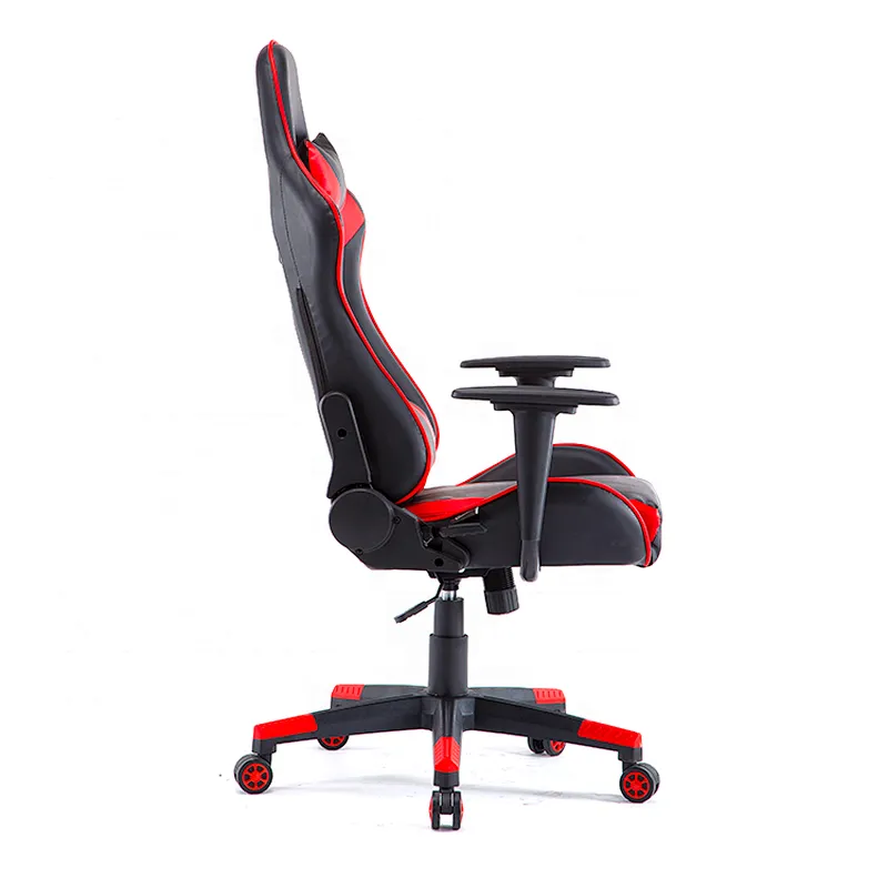 Anji New Design Black And White PC Best Selling 2D Gaming Chair