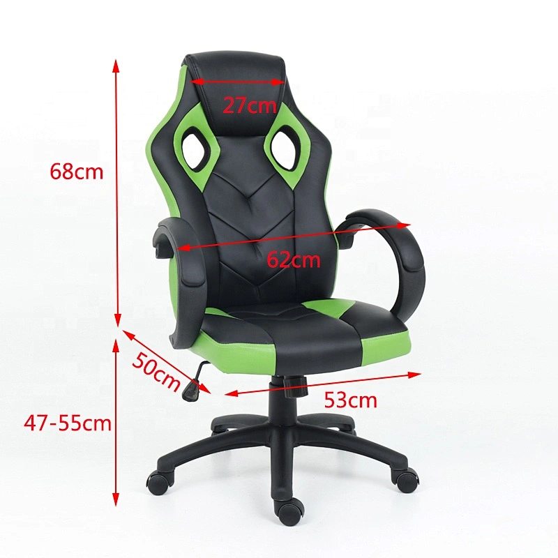 Best selling popular pu leather modern design cheap gaming chair blue