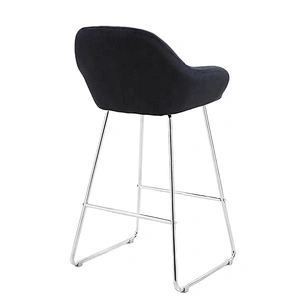 Modern new design bar chair velvet metal bar chair