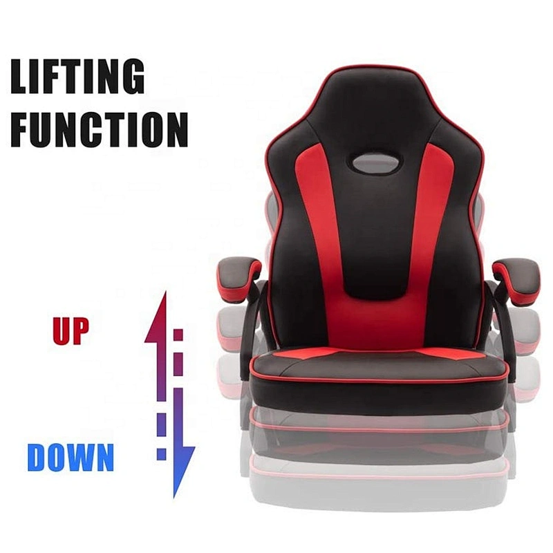 Racing Style Office Swivel Computer Desk  Ergonomic Conference Work office gaming  Chair with Lumbar Support PU Leather