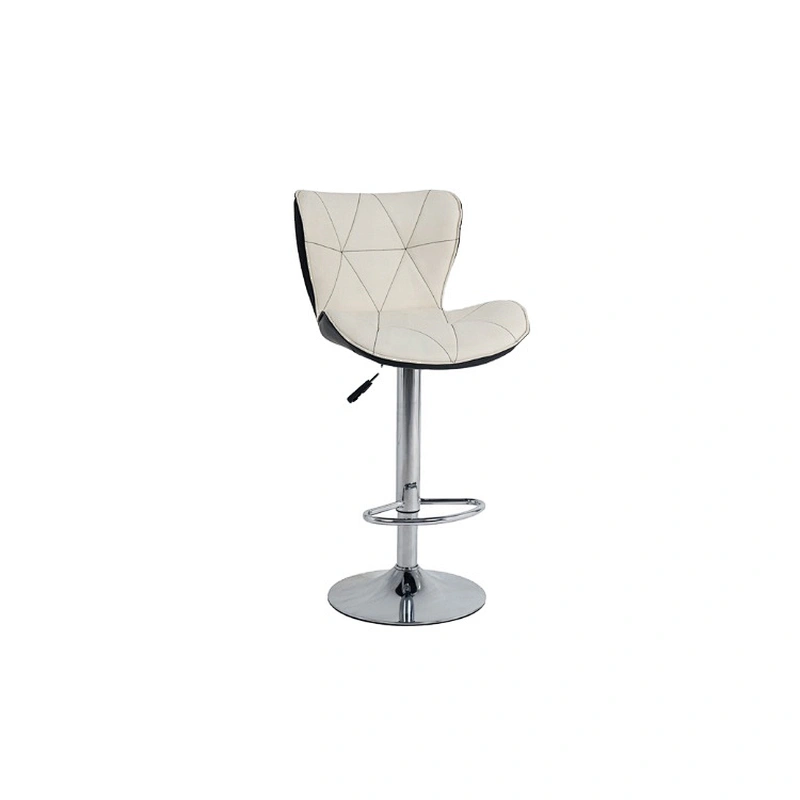 Pu bar stool bar chair with chromed base gaslift