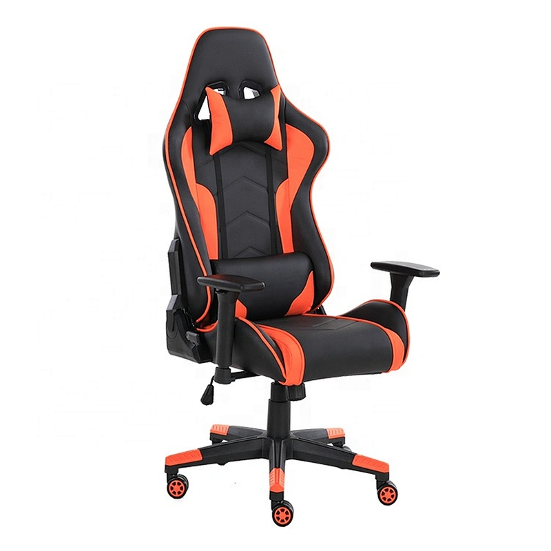 High Back Ergonomic Swivel Orange And Black High Quality Customized Modern Gaming Chair