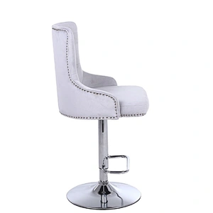 China Manufacturer Free Sample velvet bar stool chair
