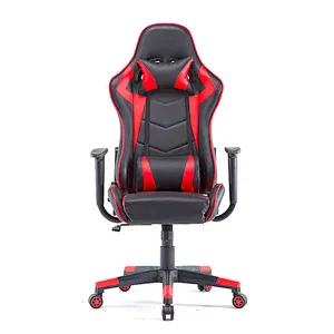 Anji New Design Black And White PC Best Selling 2D Gaming Chair