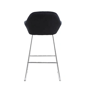 Modern new design bar chair velvet metal bar chair