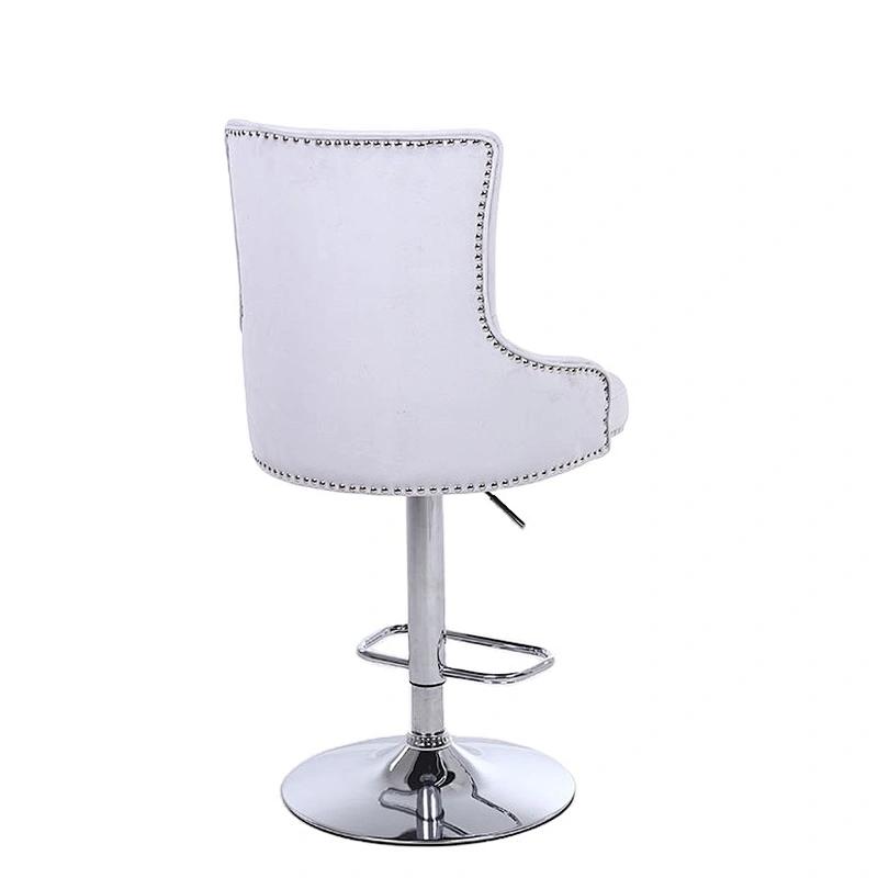 China Manufacturer Free Sample velvet bar stool chair