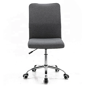 new designs blue arm less high back support Fabric office chair