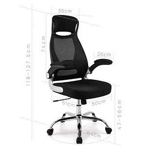 High-Back Swivel Mesh Ergonomic Padded Desk Computer  office chair
