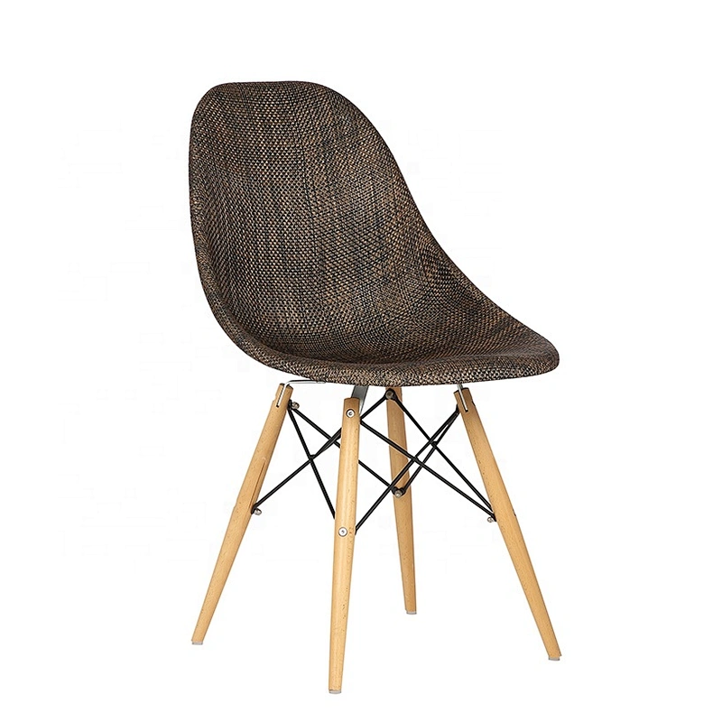 Manufacturer Wholesale Modern Bacco Style Restaurant Dining Catering Chair With wooden Legs
