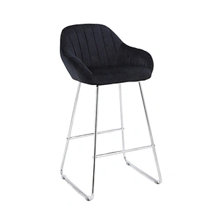 Modern new design bar chair velvet metal bar chair