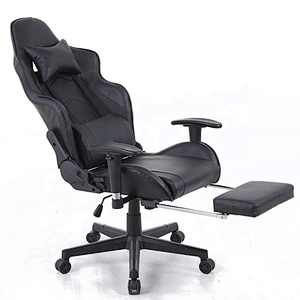 RGB custom logo office gaming chairs with footrest