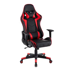 Anji New Design Black And White PC Best Selling 2D Gaming Chair