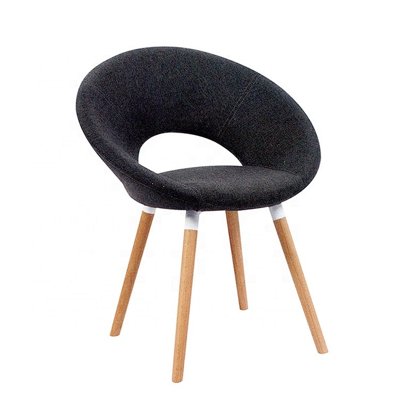 Reclining Dining Chairs Living Room Furniture with Wood Legs Leisure Moon Round Chair